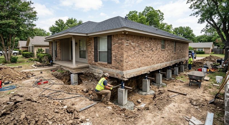 Foundation Pier Leveling