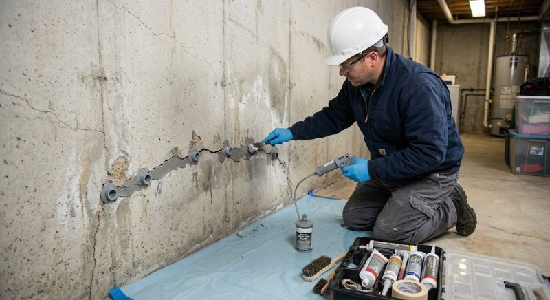 Basement Crack Repair in Merritt Island, FL