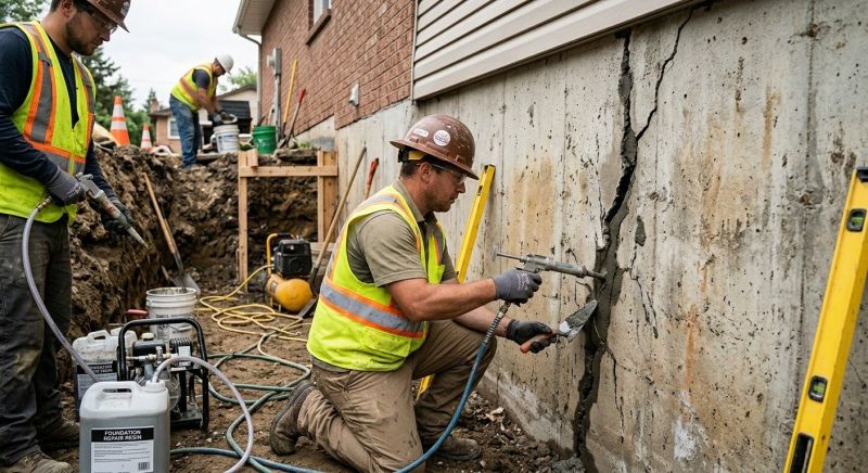 Cracked Foundation Repair in Brevard County, FL
