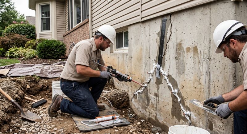 Cracked Foundation Repair in Brevard County, FL