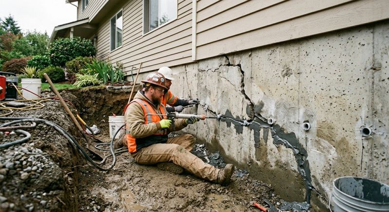 Cracked Foundation Repair in Mims, FL