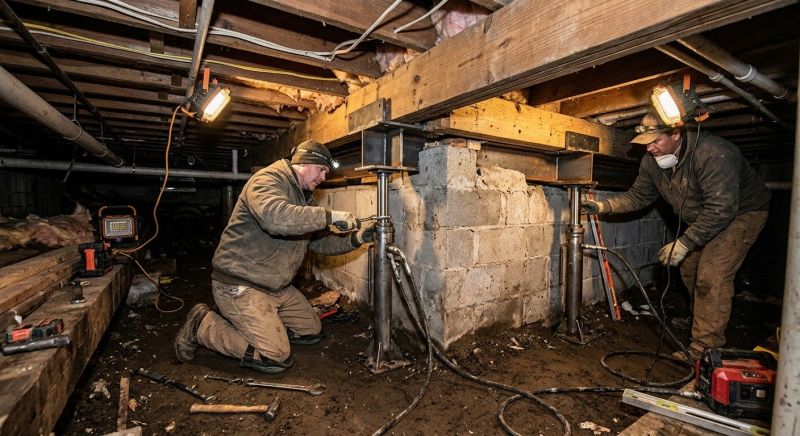 Crawl Space Leveling in Merritt Island, FL