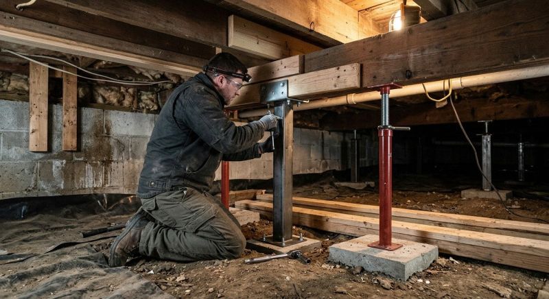 Crawlspace Structural Repair in Merritt Island, FL