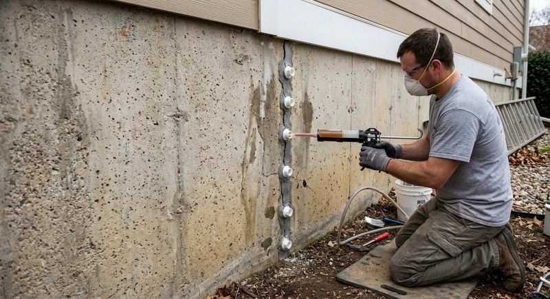 Foundation Crack Sealing in Merritt Island, FL