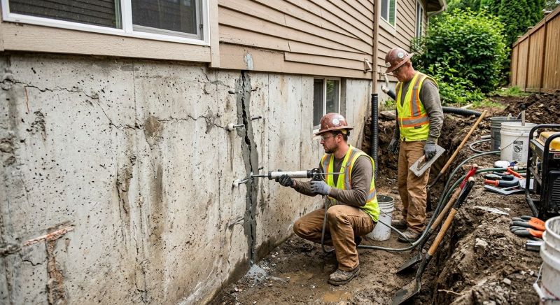 Foundation Crack Sealing in Merritt Island, FL