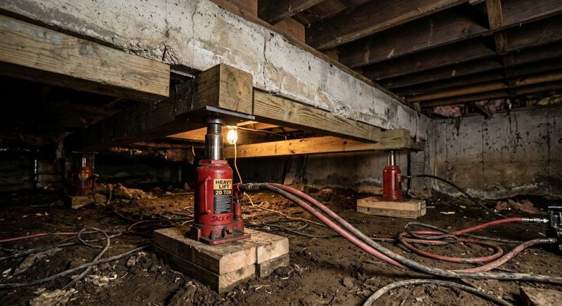 Foundation Jacking in Satellite Beach, FL