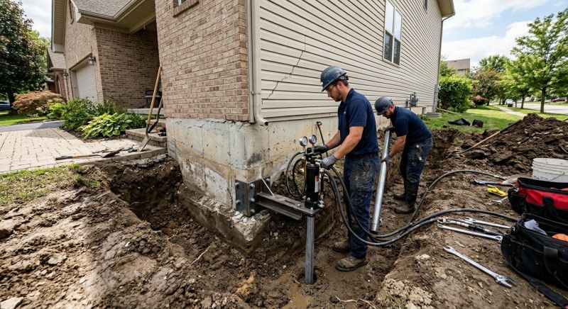 Foundation Settlement Repair in Merritt Island, FL