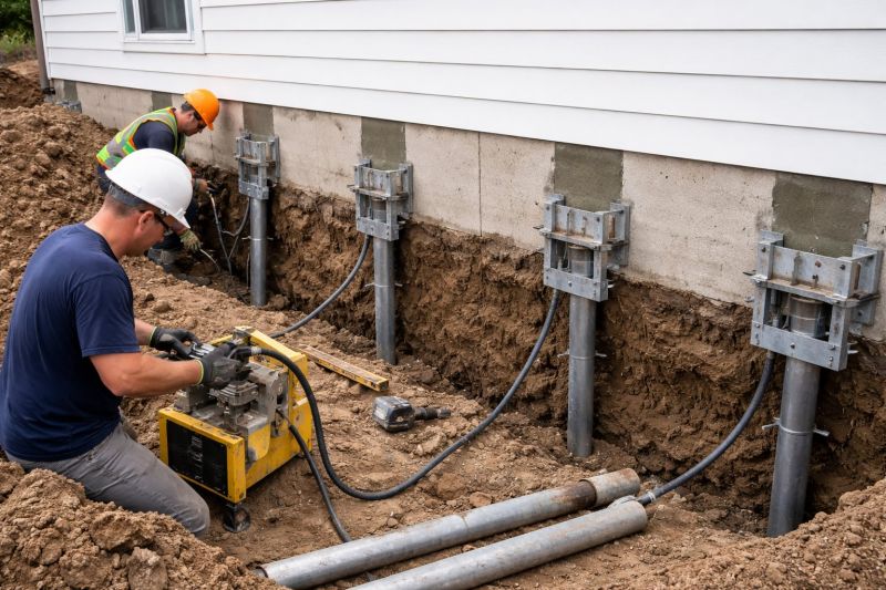 Helical Piers Installation in Merritt Island, FL