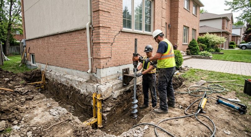 Sinking Foundation Repair in Brevard County, FL