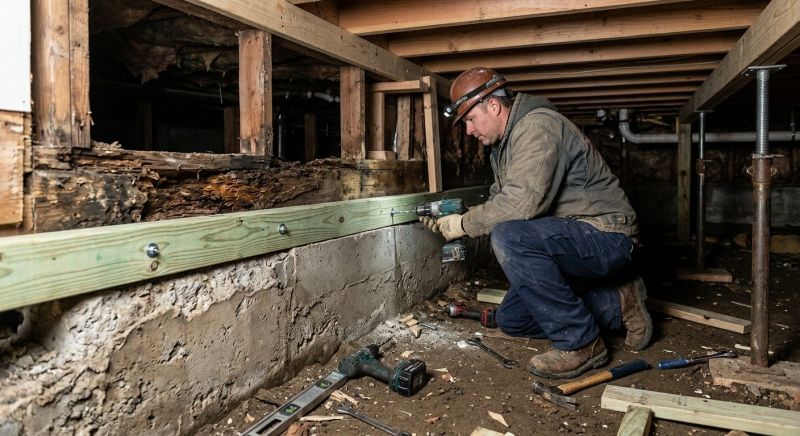 Sinking Foundation Repair in Cocoa Beach, FL