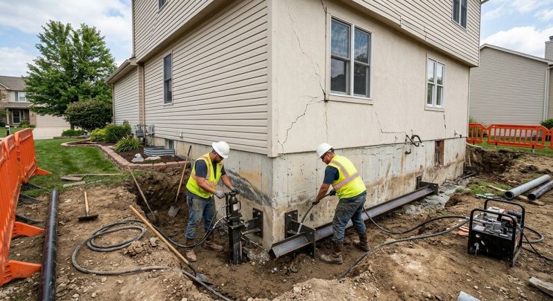 Sinking Foundation Repair in Merritt Island, FL