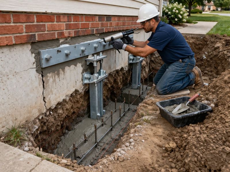 Sinking Foundation Repair in Melbourne, FL