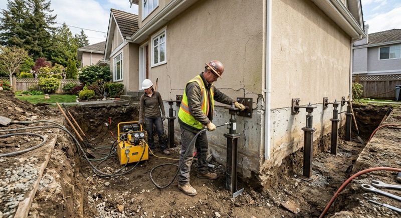 Sinking Foundation Repair in Titusville, FL