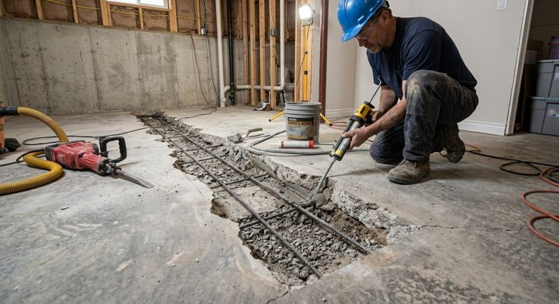 Slab Foundation Repair in Merritt Island, FL